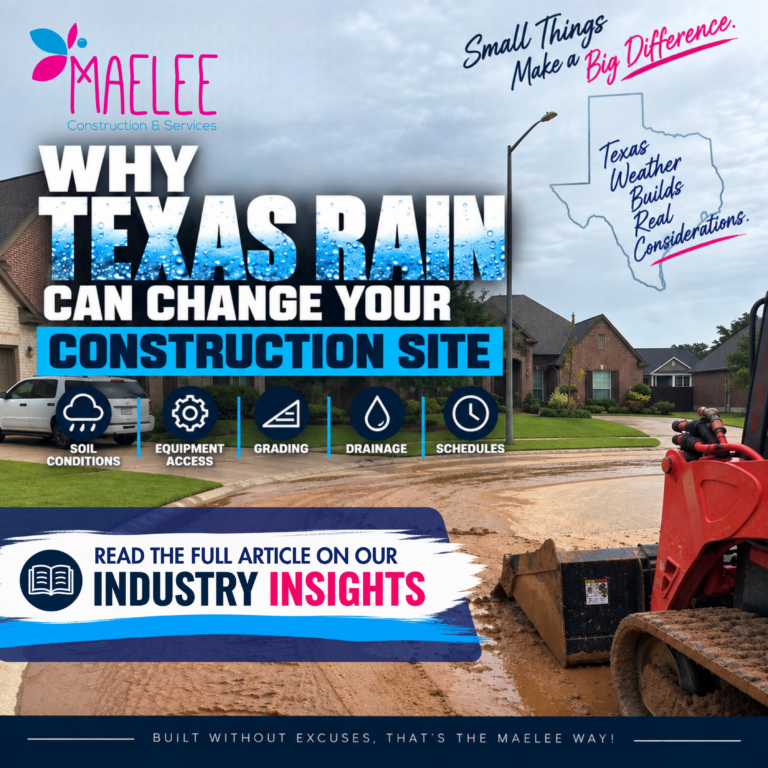 Why Texas Rain Can Change Your Construction Site&nbsp;