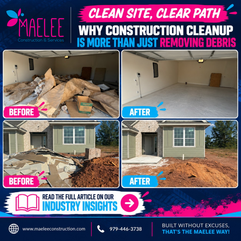 Why Construction Cleanup Is More Than Just Removing Debris